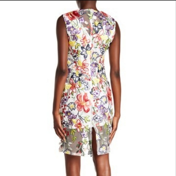 🎆HP🎆NWT Alexia Admor Floral Embroidered Dress - Picture 2 of 8